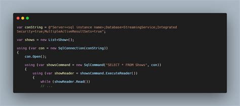 sqldatareader multiple result sets.